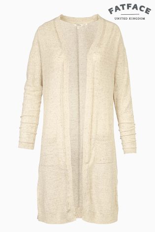 Fat Face Nude Longline Shenley Cardigan